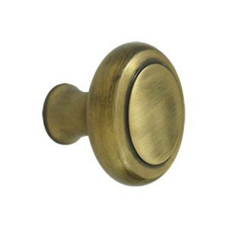 DELTANA KRB175 Knob Antique Brass, 10PK KRB175U5-XCP10